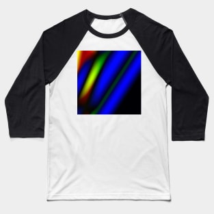 red blue green abstract texture background pattern Baseball T-Shirt